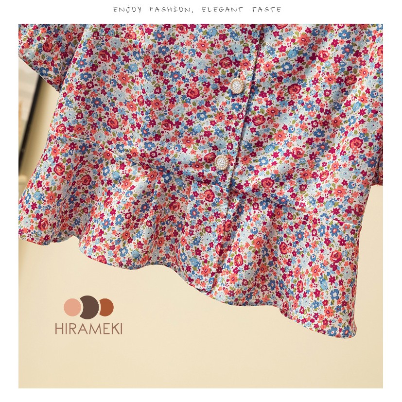 ÁO LỬNG HOA NHÍ CỔ VUÔNG PHONG CÁCH MÙA XUÂN TỪ 60-120KG - A110