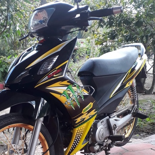 Tem Rời Axelo RR 125 Vàng Đen