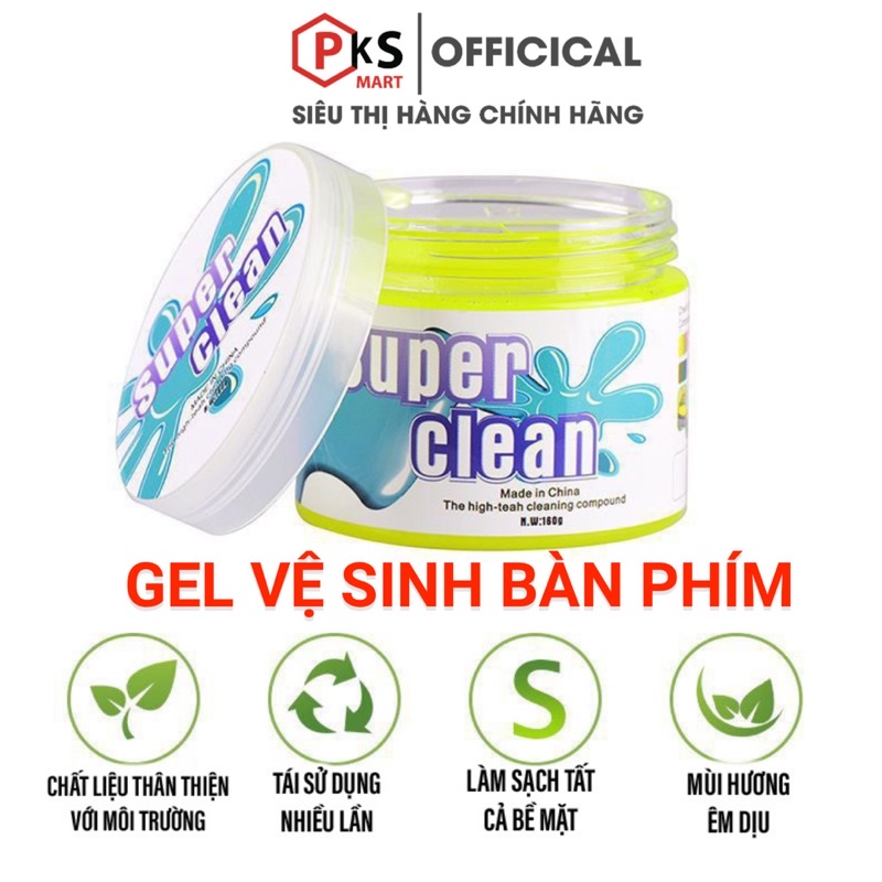 Gel Vệ Sinh Làm Sạch Bàn Phím Laptop Máy Tính Khe Cửa Điều Hoà Nội Thất Oto Xe Hơi