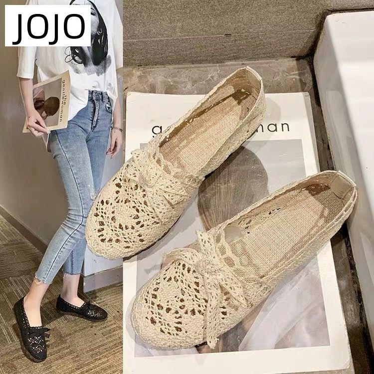 Giày Lười Vải Lưới Đế Mềm Chống Trượt Dễ Phối Đồ Phong Cách Bắc Kinh Cổ Điển