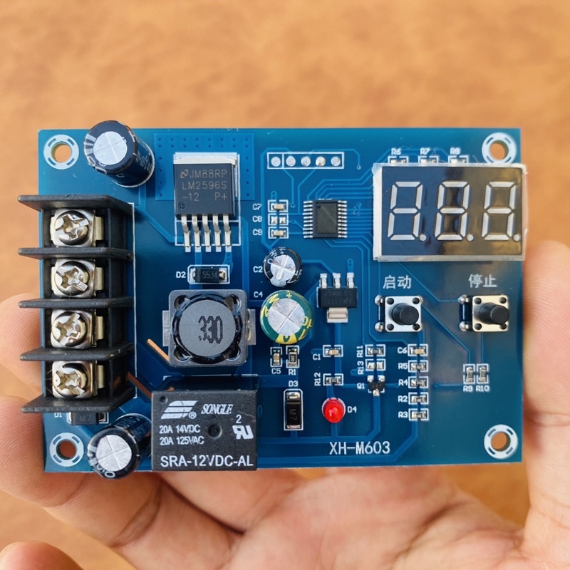 Mạch kiểm soát sạc pin lithium XH-M603 12-24v