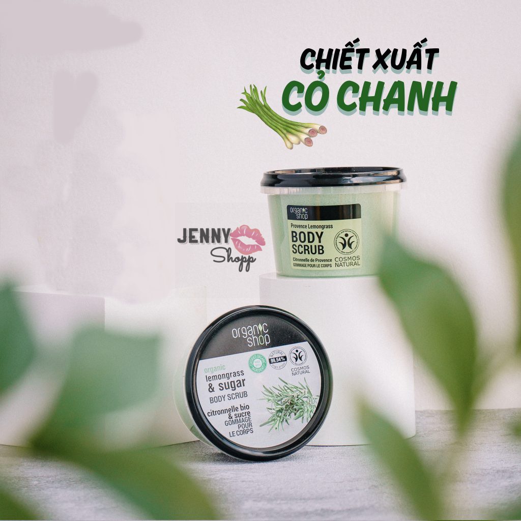 Tẩy Da Chết Toàn Thân Organic Shop Sugar Body Scrub