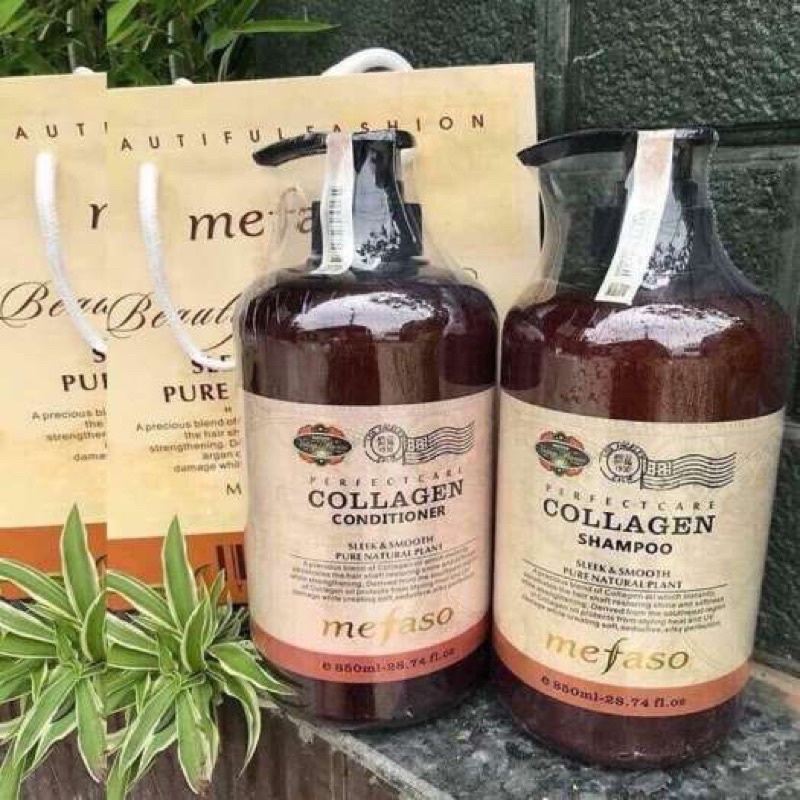 [ GỘI + XẢ ] 𝐃𝐚̂̀𝐮 𝐠𝐨̣̂𝐢  𝐠𝐢𝐮́𝐩 𝐭𝐨́𝐜 𝐦𝐞̂̀𝐦 𝐦𝐮̛𝐨̛̣𝐭 collagen chính hãng