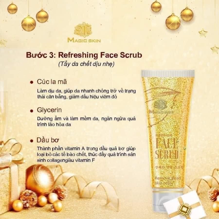 Combo NGỪA NÁM CAO CẤP Magic Skin 4 sản phẩm - LOẠI BỎ Nám Sạm, Tàn Nhang