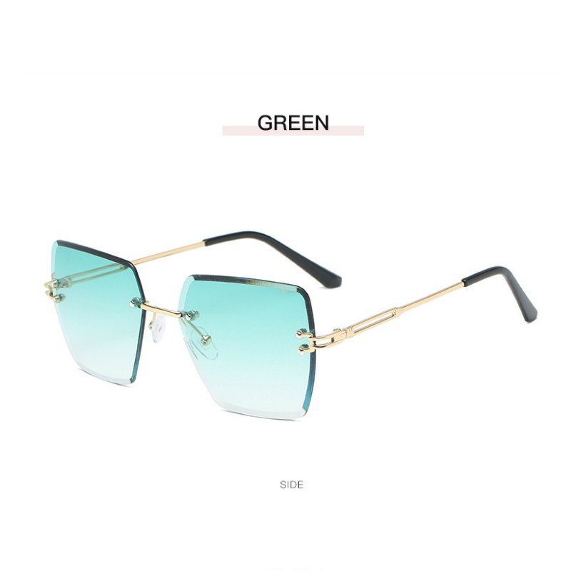 Kính Mát Thiết Kế Gọng Hình Đa Giác Màu Gradient Thời Thượng Cho Nữ | BigBuy360 - bigbuy360.vn