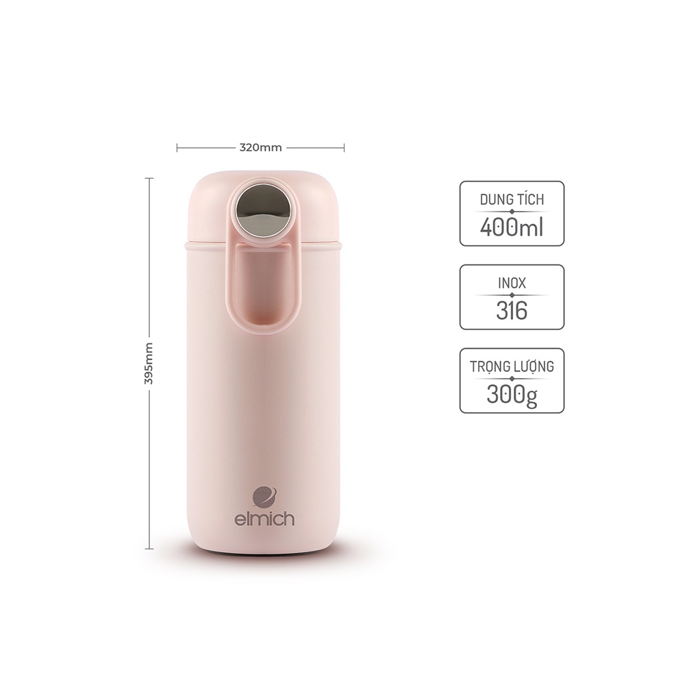 Bình giữ nhiệt Inox 316 Elmich EL8018 dung tích 400ml