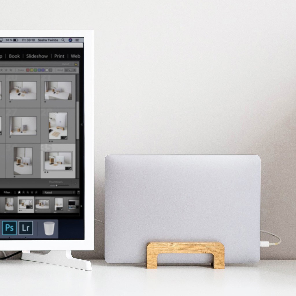 Giá đỡ Laptop | Dock giữ MacBook Pro khi  sạc | Kệ giữ Macbook