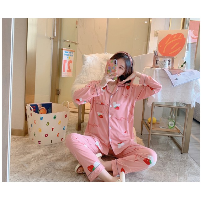 Bộ đồ pijama bầu và sau sinh cho con bú.