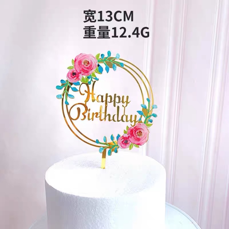 Topper Gắn Trang Trí Bánh Kem Hình Chữ Mr &amp; Mrs