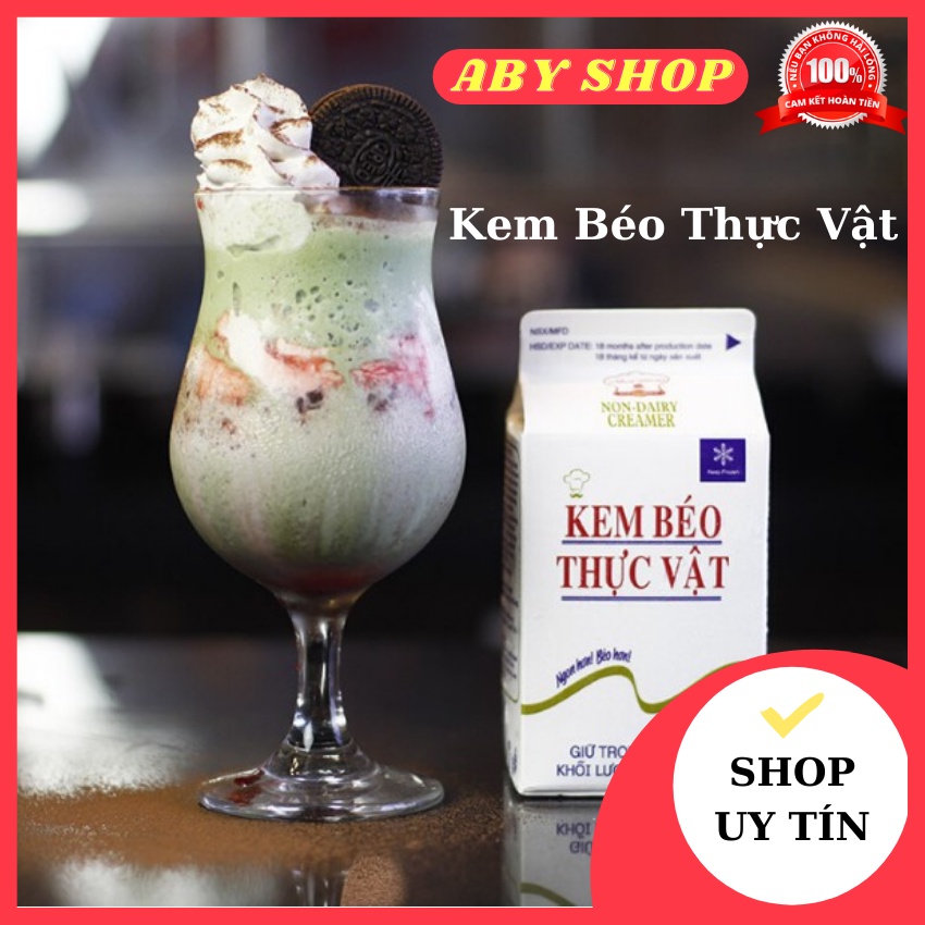 Kem Béo Thực Vật Tân nhất hương 500gr ⚡ LOẠI NGON ⚡ kem béo dùng pha các loại thức uống nóng, lạnh, làm sinh tố, chè