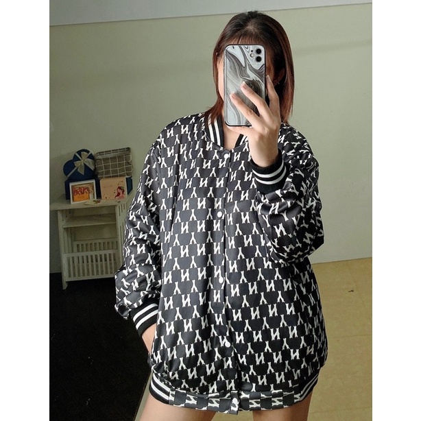 Ảnh thật Áo bomber kaki NY dày dặn
