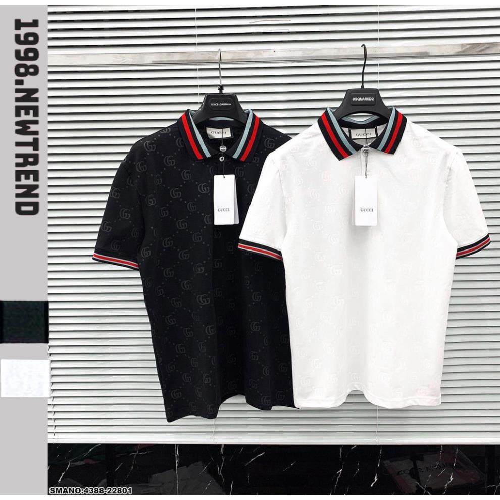 Áo thun PoLo áo phông PoLo unisex nam nữ cotton oversize form rộng Polo Gucci Top Sologan Pattern ⚡
