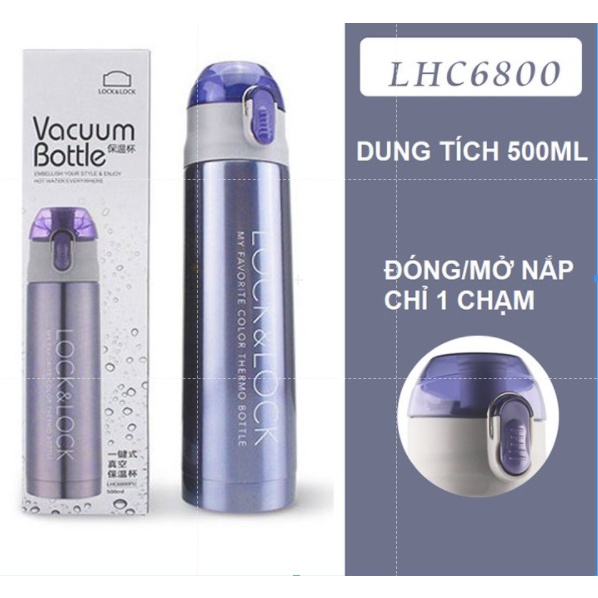 Bình giữ nhiệt Lock&lock Vacuum Bottle 500ml LHC6800FU