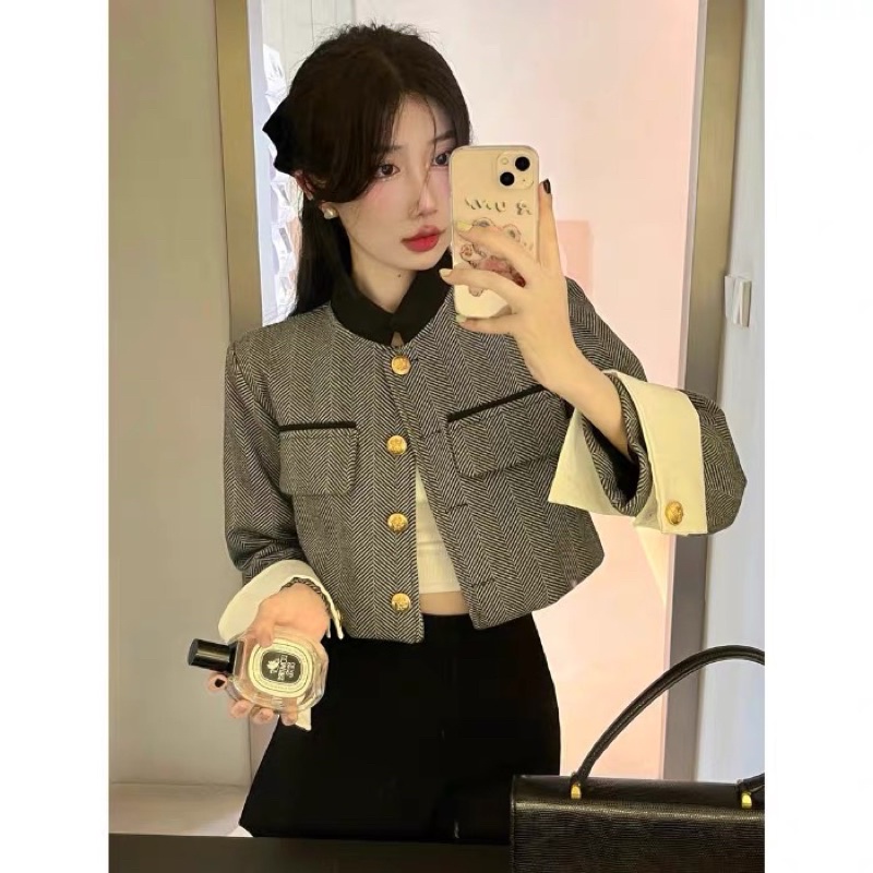 Áo khoác dạ tweed 2022