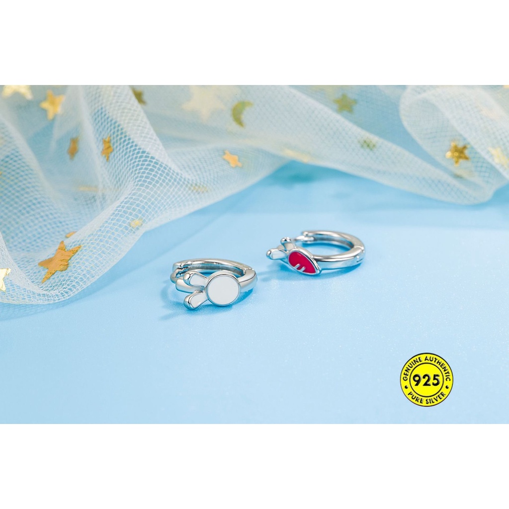 Bông Tai Hình Thỏ Và Củ Cải Dễ Thương U1066