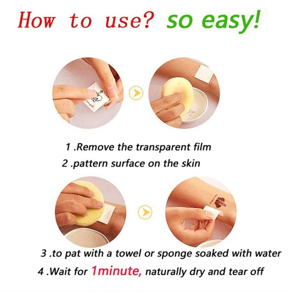 Hình Xăm Dán Tạm Thời Họa Tiết Hoa Và Bướm Nhiều Màu Sắc