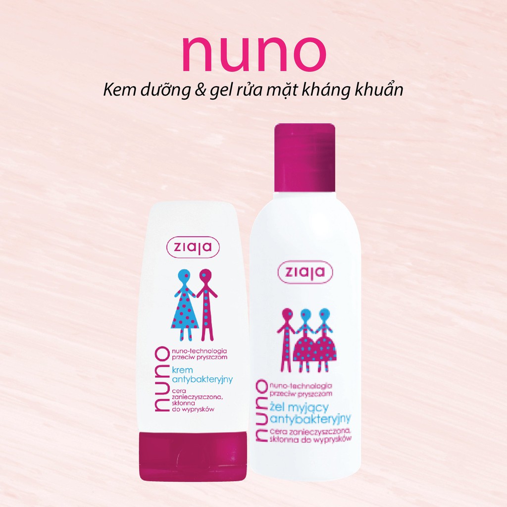 Kem giảm mụn mờ thâm dịu nhẹ Ziaja krem antybakteryjny 60ml