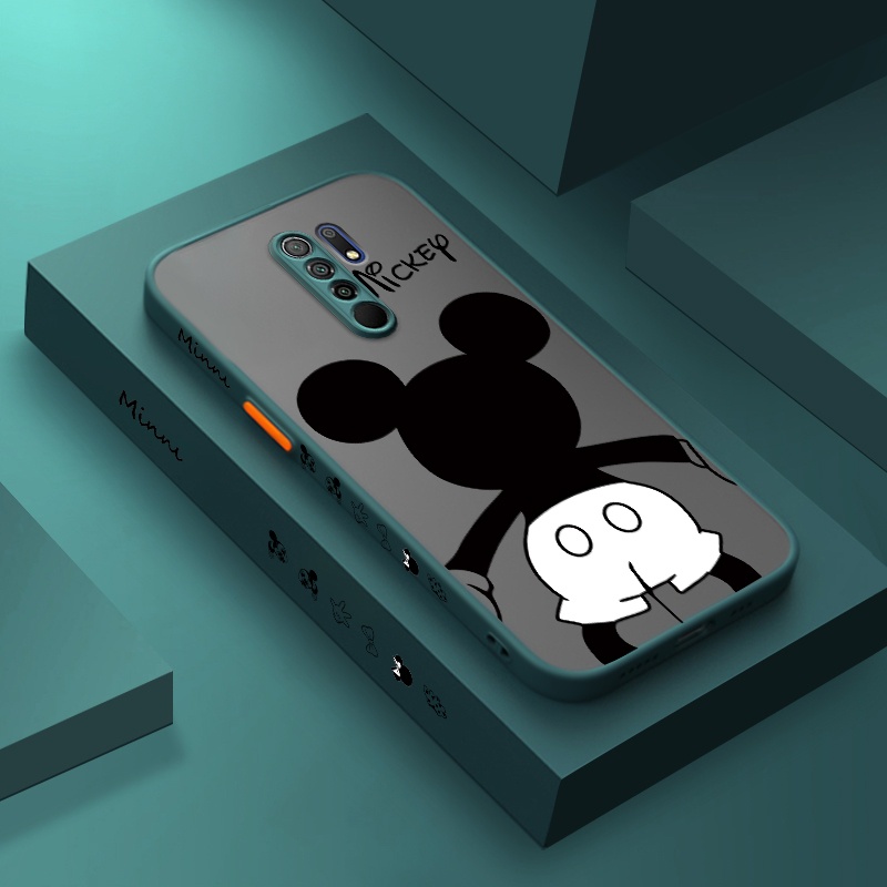 Ốp Điện Thoại Cứng Chống Sốc Mặt Nhám Họa Tiết Chuột Mickey Cho Xiaomi MI POCO M2 Redmi 9 9A