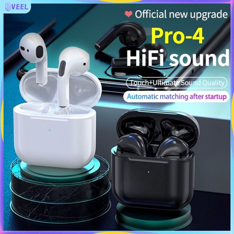 ?? Mini Tai Nghe Không Khí Pro 4 TWS Không Dây Bluetooth5.0 Cho Iphone Và Android 【VEEL】
