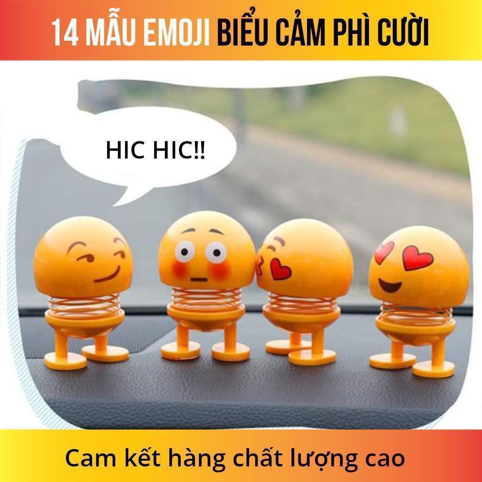 Bộ 12 Emoji loại 1 hộp to hình biểu tượng cảm xúc thú nhún lò xo