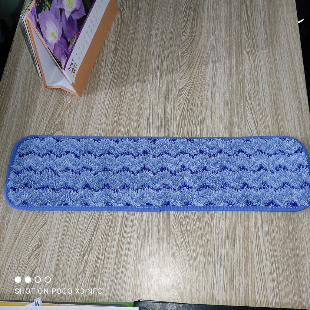 Tấm lau, bông lau thay thế cho cây lau sàn cao cấp Rubbermaid Q411, Q410 Microfiber