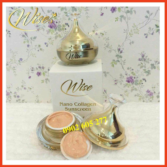 [hot sale][CHÍNH HÃNG] Kem chống nắng Wise Nano Collagen Thái Lan