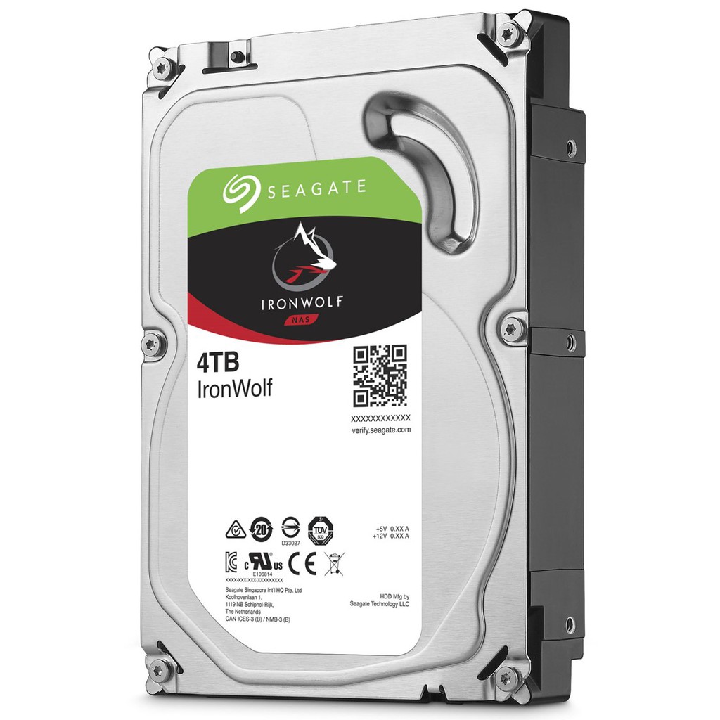 Ổ cứng HDD 3.5" NAS SEAGATE Ironwolf 4TB SATA 5900RPM_ST4000VN006