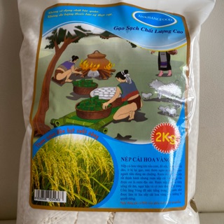 (2kg) Gạo nếp cái hoa vàng dẻo ngon đậm vị