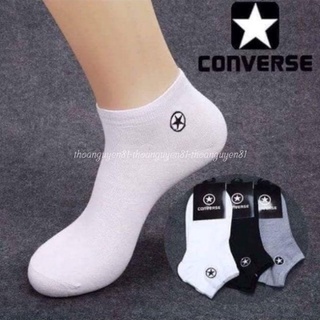 Tất Nam Converse chất cotton thêu logo xịn
