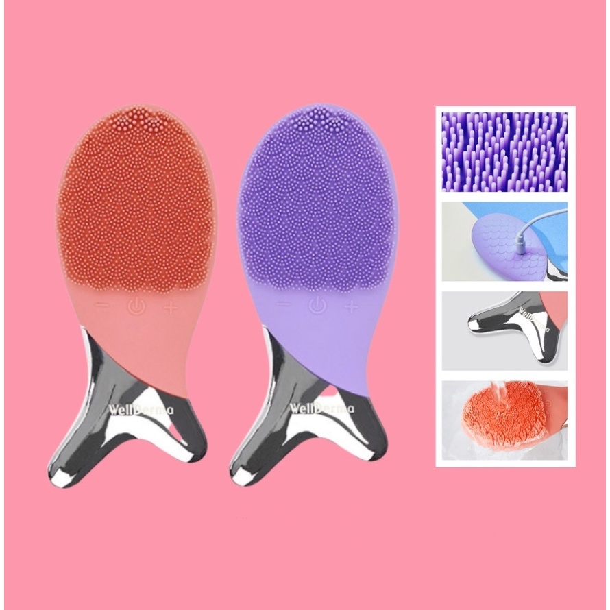 Máy Rửa Mặt WellDerma Cleansing Fish RV