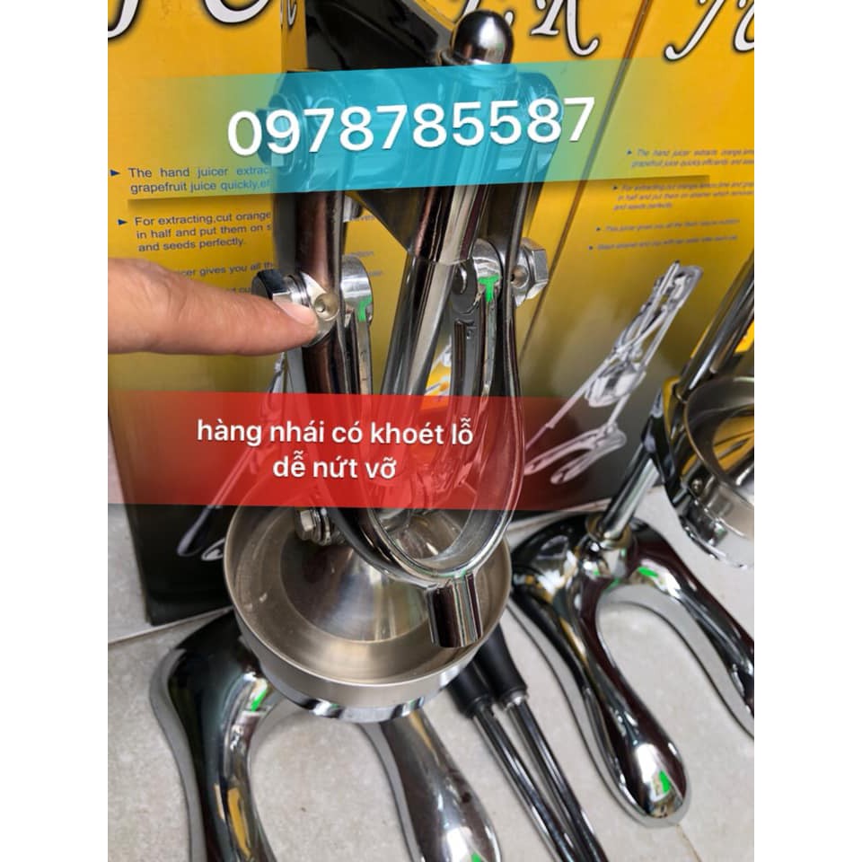 MÁY VẮT CAM 6 KG -ÉP CAM INOX BẰNG TAY