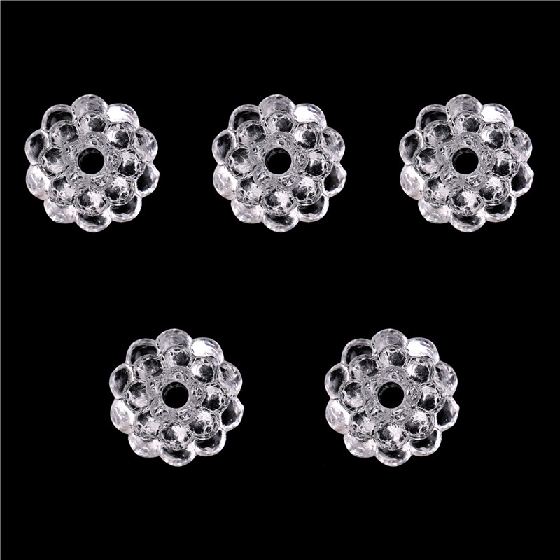 Hạt xỏ làm đồ trang sức thủ công trong suốt nhiều hình dạng 30g