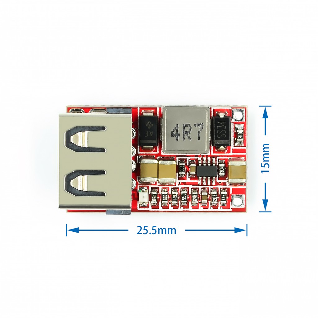 Mô đun tăng áp DC 6-24v 12V/24v sang 5V 3A USB