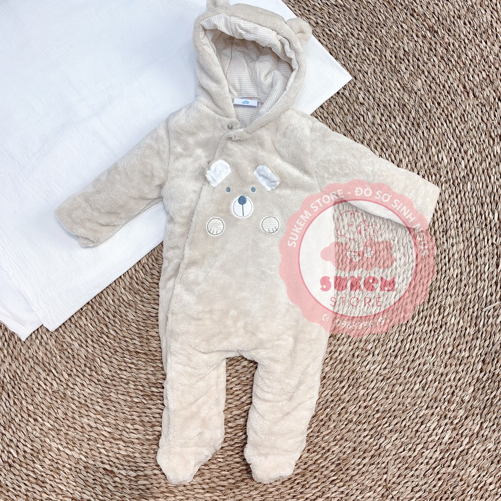 Body lông Topomini chần bông dầy dặn ấm ấp