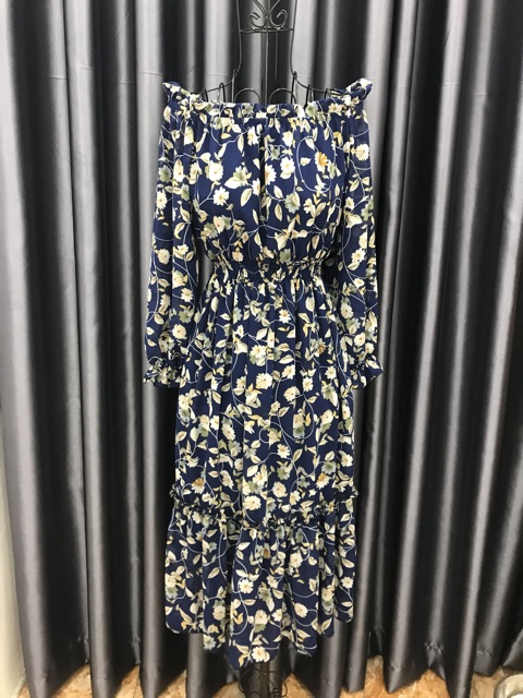 COM BO 02 ĐẦM MAXI BẸT VAI