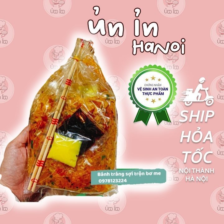 Bánh Tráng Trộn Sợi Trộn Nước Sốt Bò Cay UNIN Bánh Tráng Trộn Chuẩn VỊ Tây Ninh - Ăn Ngon Hà Nội BT17