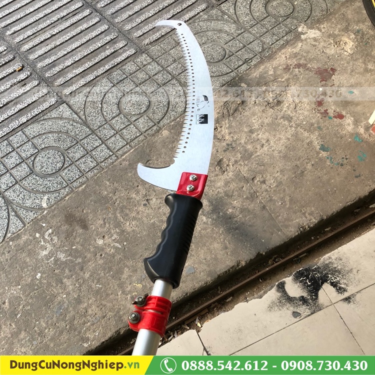 Cưa móc cành cao Đài Loan lưỡi có 2 cù móc sắc bén
