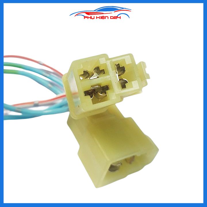 Jack đực cái ô tô 2 chân, 3 chân, 4 chân, 6 chân giắc nối nhanh có sẵn dây