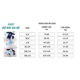 Set đồ bơi liền hình cá mập cho bé