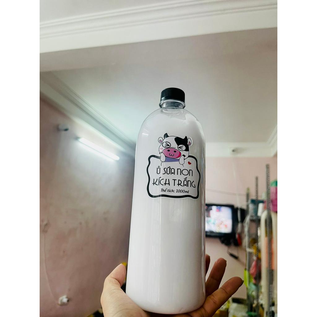 Ủ trắng sữa non ,sữa non kích trắng 1000ml dùng cho body và face