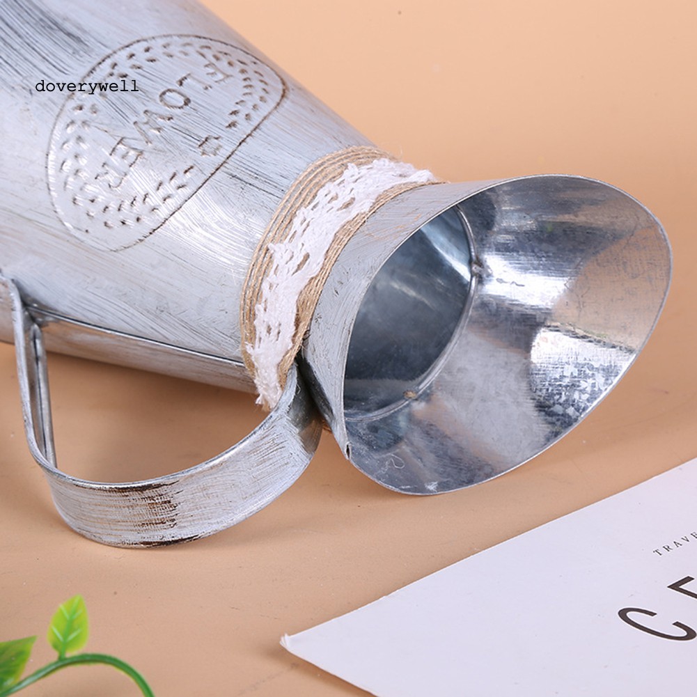 Lọ cắm hoa bằng sắt phong cách đồng quê cổ điển sáng tạo