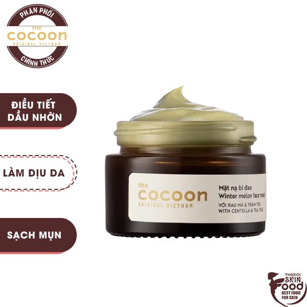 Mặt Nạ Rửa Dành Cho Da Dầu Và Mụn Ẩn Chiết Xuất Bí Đao The Cocoon Winter Melon Face Mask