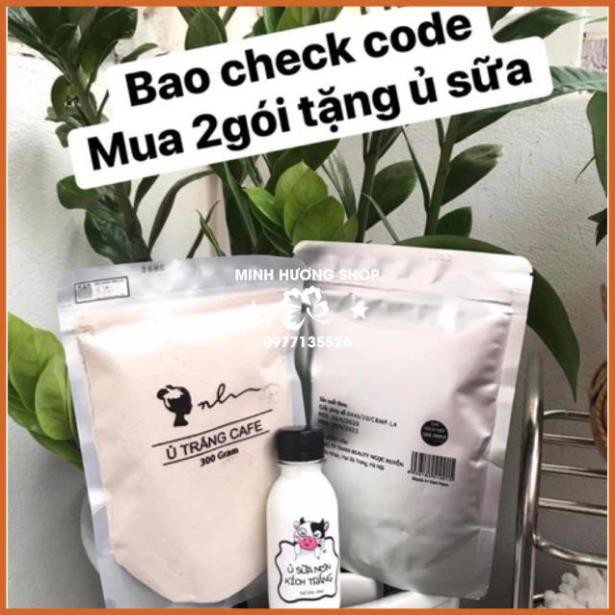 Ủ TRẮNG CAFE Chính Hãng 300g 🌟TEM CODE 🌟 dùng cho cả face và body , bật tông hiệu quả
