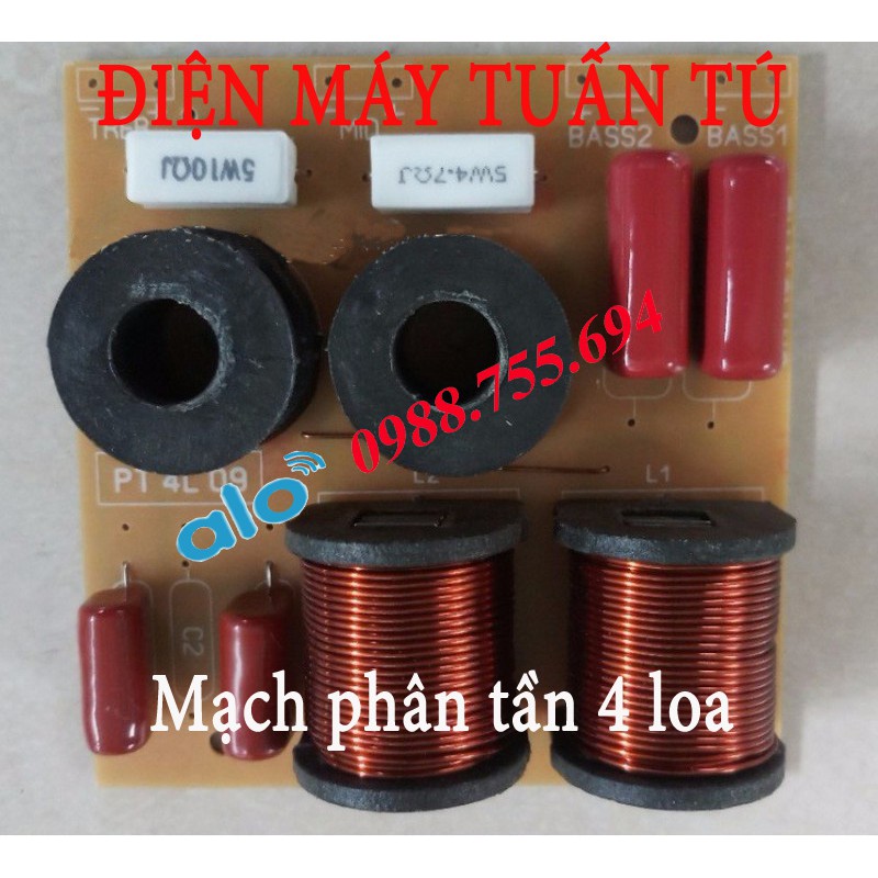 COMBO 2 MẠCH PHÂN TẦN 4 LOA LOẠI ĐẶC BIỆT