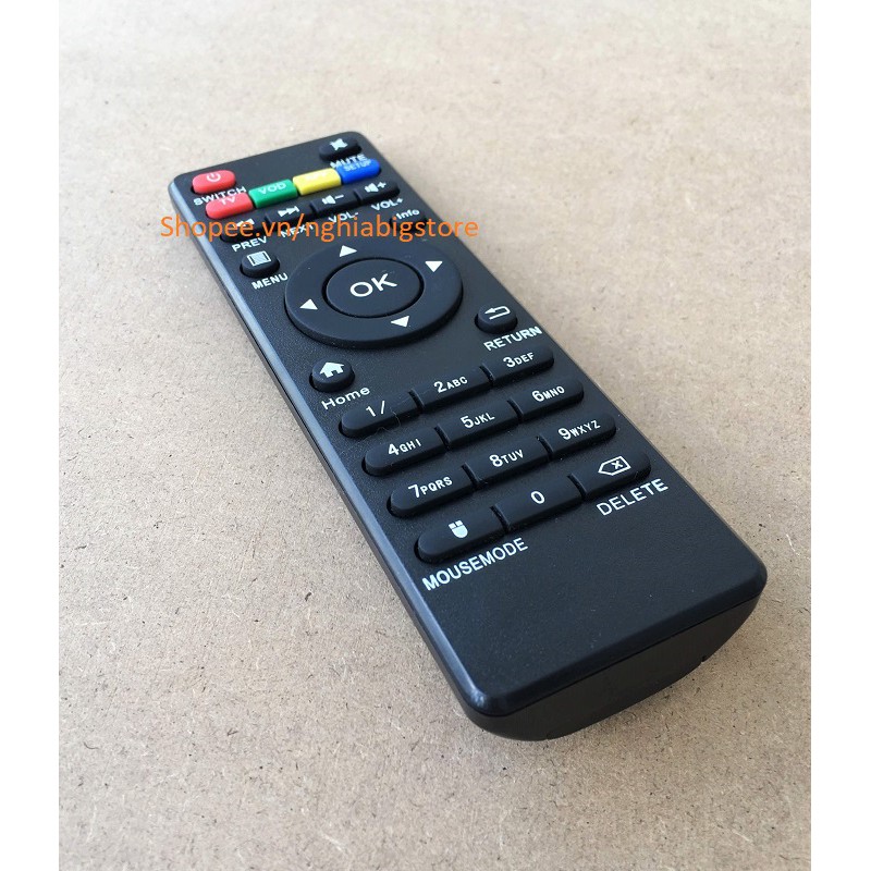 Remote Điều Khiển Hộp TV Thông Minh Android New Box N8, N9, VinaBox X3, Hi Tech Box (Kèm Pin AAA Maxell)