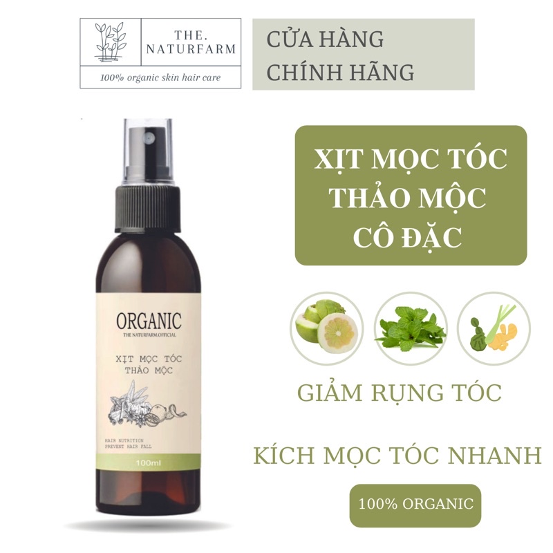 Tinh chất cô đặc giảm rụng tóc, kích mọc tóc, phục hồi tóc sơ yếu, xịt bưởi mix 9 vị thảo dược cô đặc