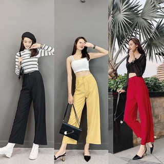 Quần ống rộng dài