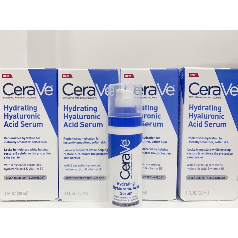 Dưỡng ẩm CeraVe Hydrating Hyaluronic Acid Serum