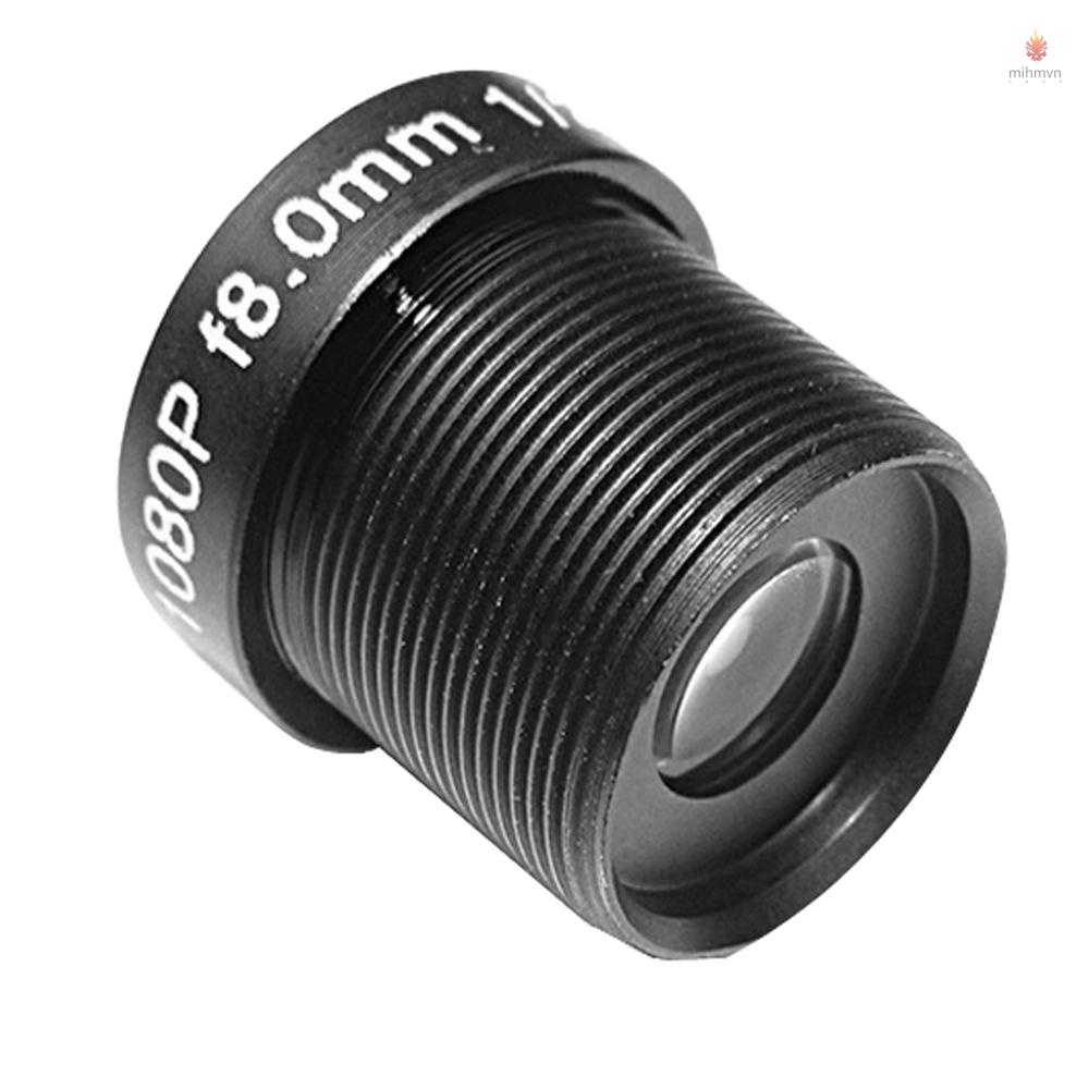 Ống kính HD 2.0Megapixel 2MP 8mm M12 CCTV IP F2.0 cố định Iris M12*P0.5 1/2.7" góc chụp hình 25