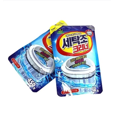 Gói bột tẩy vệ sinh lồng máy giặt 450g